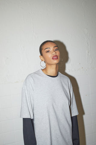 Everlast® EVERLAST BACK LOGO SS TEE T-shirt 413 Light Grey melange