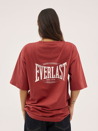 Everlast® EVERLAST BACK LOGO SS TEE T-shirt Cowhide 19-1533