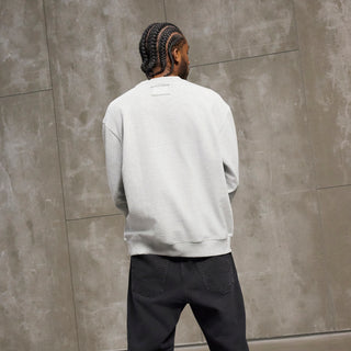 Everlast® EVERLAST LOGO CREW SWEAT Sweatshirt 413 Light Grey melange