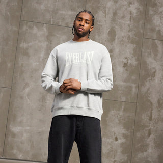 Everlast® EVERLAST LOGO CREW SWEAT Sweatshirt 413 Light Grey melange