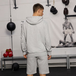 Everlast® EVERLAST Mens Iconic Maximized Logo Sweat Hoodie Sweatshirt Grey