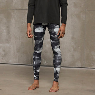 Everlast® Sport EVERLAST Mens MMA AOP Combat Stretch Tights Long EVERDRI ™ Pants Black