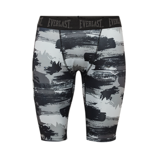 Everlast® Sport EVERLAST Mens MMA AOP Combat Stretch Tights Short EVERDRI ™ Tights Black