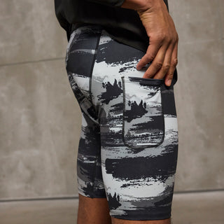 Everlast® Sport EVERLAST Mens MMA AOP Combat Stretch Tights Short EVERDRI ™ Tights Black