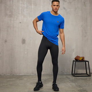 Everlast® EVERLAST Mens MMA Combat Stretch Tights Long EVERDRI ™ Pants Black