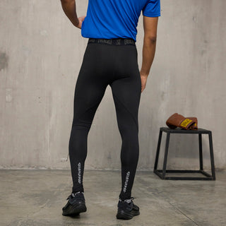 Everlast® EVERLAST Mens MMA Combat Stretch Tights Long EVERDRI ™ Pants Black