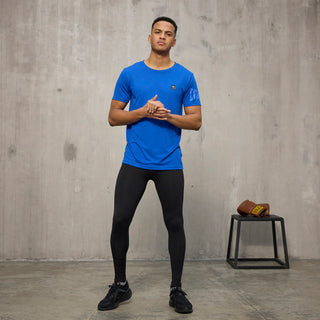 Everlast® EVERLAST Mens MMA Combat Stretch Tights Long EVERDRI ™ Pants Black