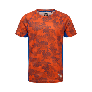 Everlast® EVERLAST Mens SS Athletic AOP Training Tee EVERDRI ™ T-shirt Orange