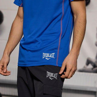 Everlast® EVERLAST Mens SS Athletic Training Tee EVERDRI ™ T-shirt Blue