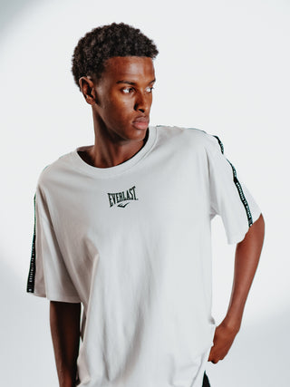 Everlast® EVERLAST Mens SS Oversized Heavyweight Greatness Is Within Tee T-shirt White