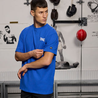 Everlast® EVERLAST Mens SS Oversized Iconic Logo Tee T-shirt Blue