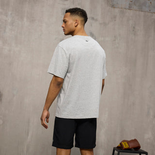 Everlast® Sport EVERLAST Mens SS Oversized Iconic Maximized Logo Tee T-shirt Grey