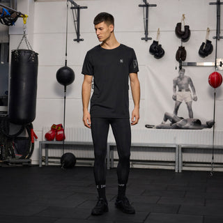 Everlast® Sport EVERLAST Mens SS Premier Training Tee EVERDRI ™ T-shirt Black