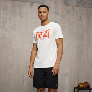 Everlast® EVERLAST Mens SS Regular Worldwide Logo Tee T-shirt White
