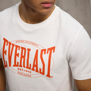 Everlast® EVERLAST Mens SS Regular Worldwide Logo Tee T-shirt White