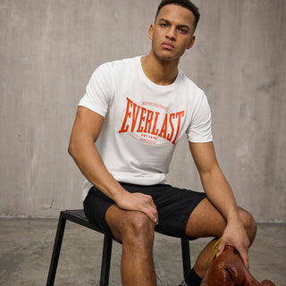 Everlast® EVERLAST Mens SS Regular Worldwide Logo Tee T-shirt White