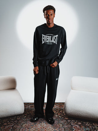 Everlast® EVERLAST STRAIGHT BAGGY FIT SWEAT PANTS Pants Black