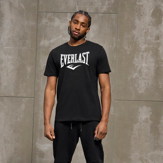 Everlast® Sport EVERLAST Unisex Iconic Maximized Logo Tee T-shirt Black