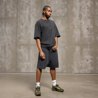 Everlast® EVERLAST WASHED BAGGY FIT SWEAT SHORTS Shorts Black