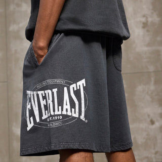 Everlast® EVERLAST WASHED BAGGY FIT SWEAT SHORTS Shorts Black