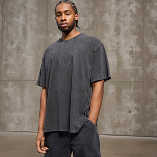 Everlast® EVERLAST WASHED BOX FIT LOGO TEE T-shirt Black