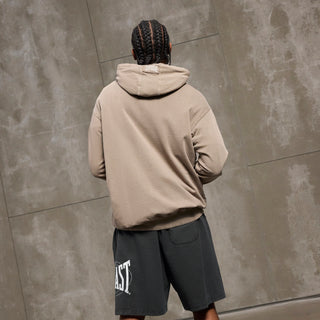 Everlast® EVERLAST WASHED EMB SWEAT HOODIE Hoodie Sand