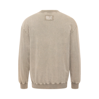 Everlast® EVERLAST WASHED LOGO CREW SWEAT Sweatshirt Sand