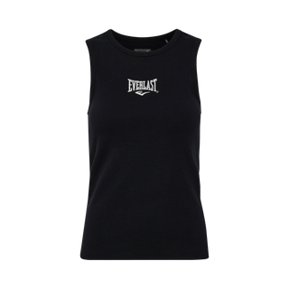 Everlast® EVERLAST Womens Trend Rib Tank Top T-shirt Black