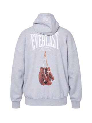Everlast® FIGHT NIGHT ZIP HOODIE Hoodie 413 Light Grey melange