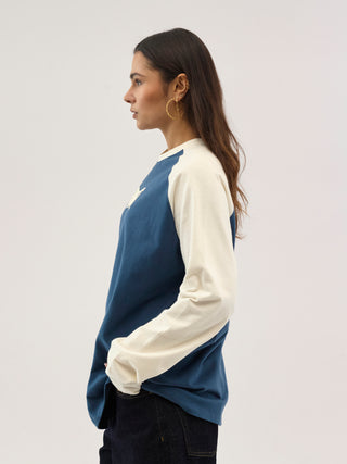 Everlast® Heavy Raglan Tee LS T-shirt White/Black