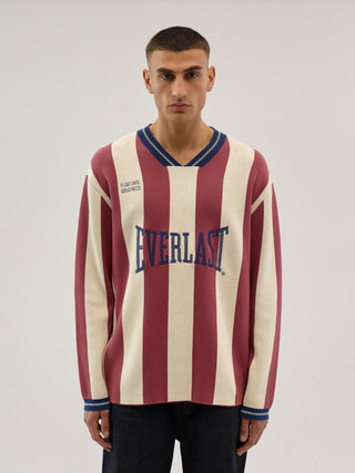 Everlast® Heritage Striped Jersey Knit 19-1533 TCX