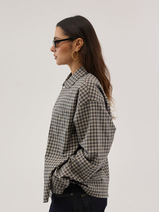 Everlast® Long Sleeve Checked Shirt Shirt Blue