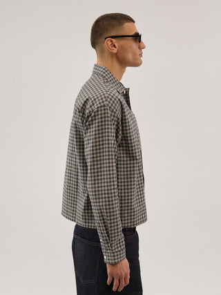 Everlast® Long Sleeve Checked Shirt Shirt Blue