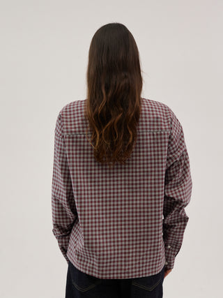 Everlast® Long Sleeve Checked Shirt Shirt Cowhide Check 19-1533TCX & 11-4300TCX
