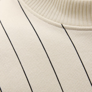 Everlast® Pin Stripe Crewneck Sweatshirt Off-white