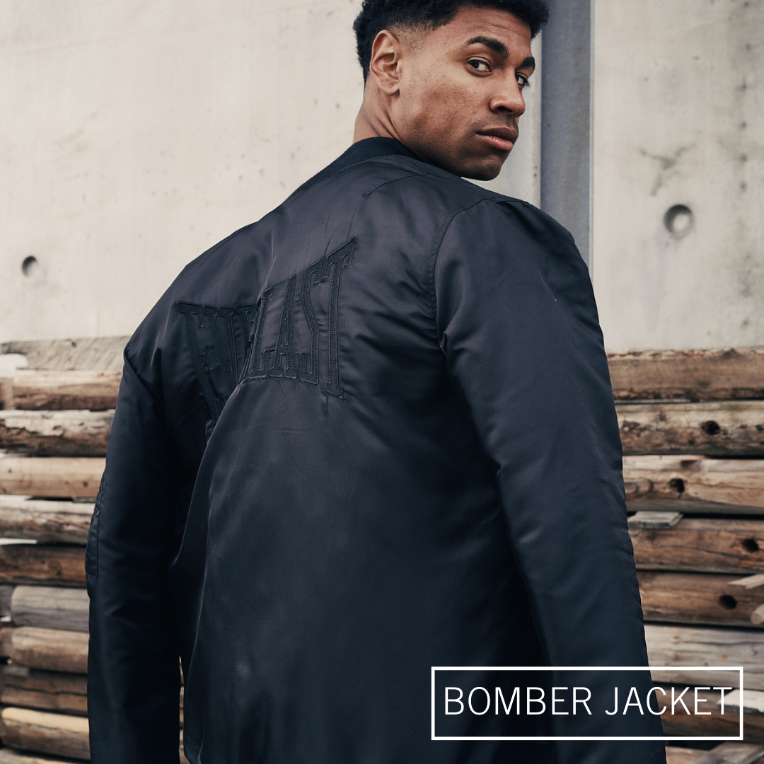 Everlast Legacy Bomber Jacket – Black (Male)