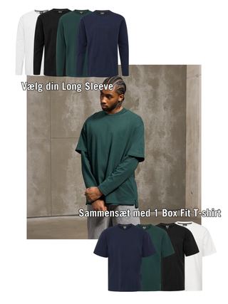 Køb Long Sleeve og Box Fit T-shirts sammen